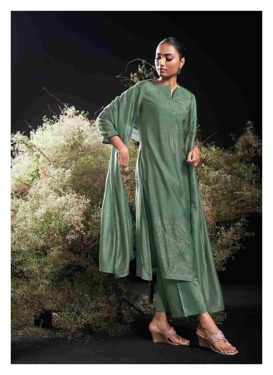 Ourini By Ganga Fashion 2279 To 2284 Series Beautiful Festive Suits Colorful Stylish Fancy Casual Wear & Ethnic Wear Pure Bemberg Silk Dresses At Wholesale Price