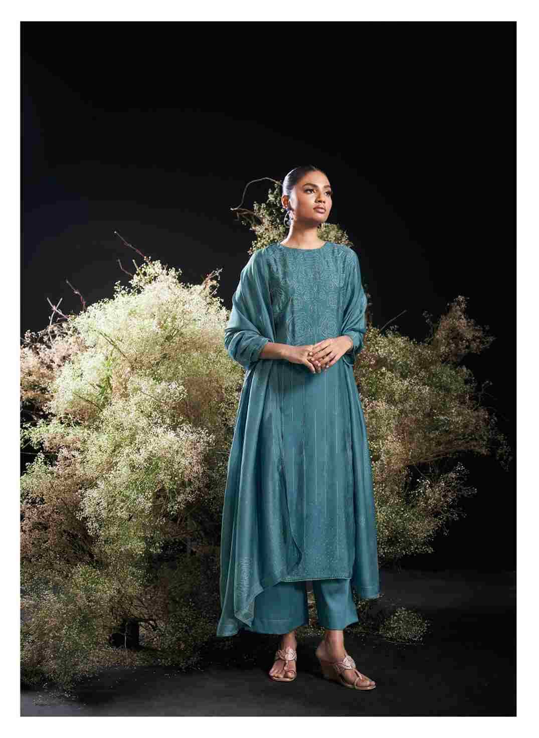 Ourini By Ganga Fashion 2279 To 2284 Series Beautiful Festive Suits Colorful Stylish Fancy Casual Wear & Ethnic Wear Pure Bemberg Silk Dresses At Wholesale Price