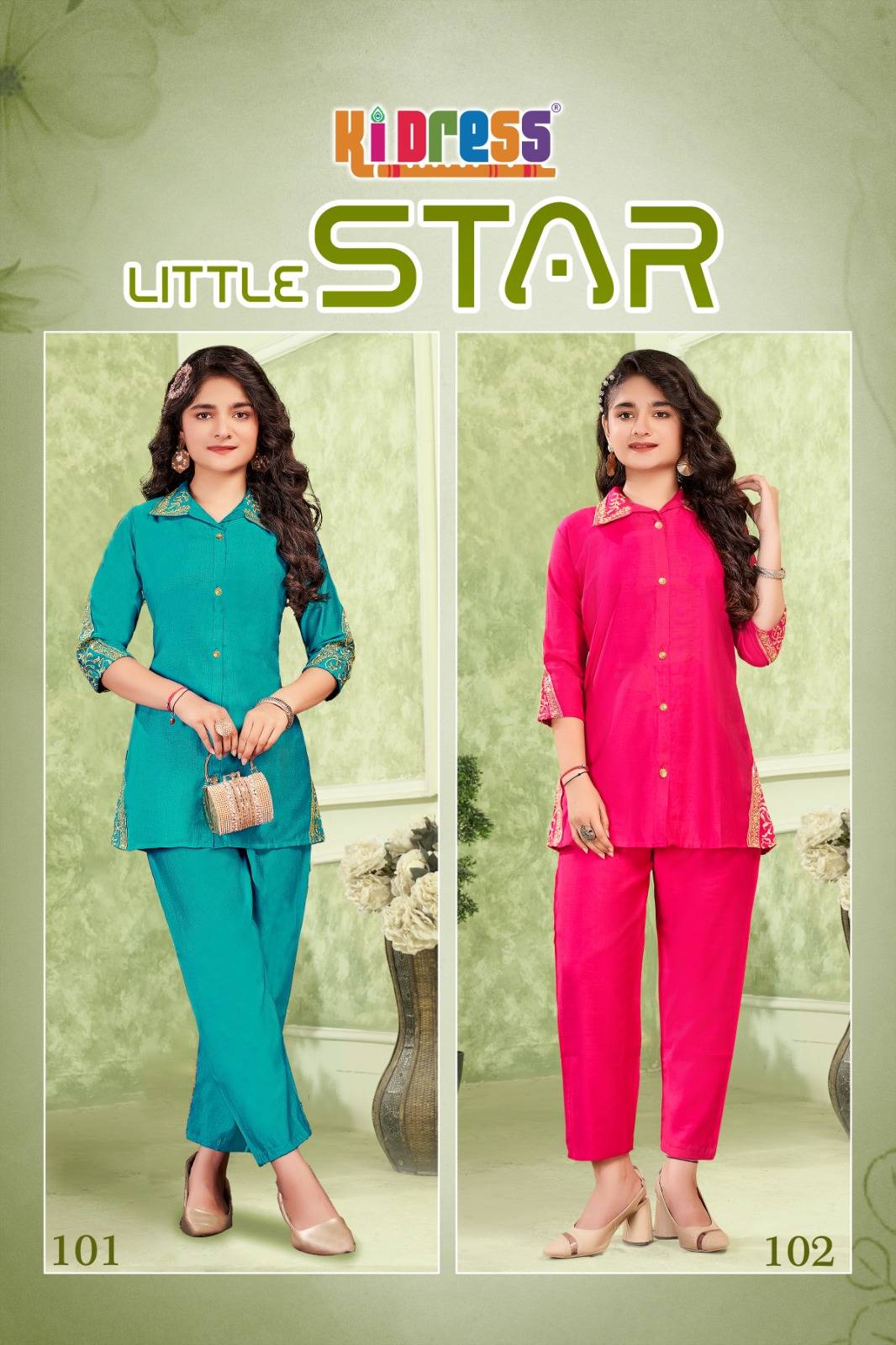 Little Star By Kidress 101 To 102 Series Designer Stylish Fancy Colorful Beautiful Party Wear & Ethnic Wear Collection Vatican Co-Ord At Wholesale Price