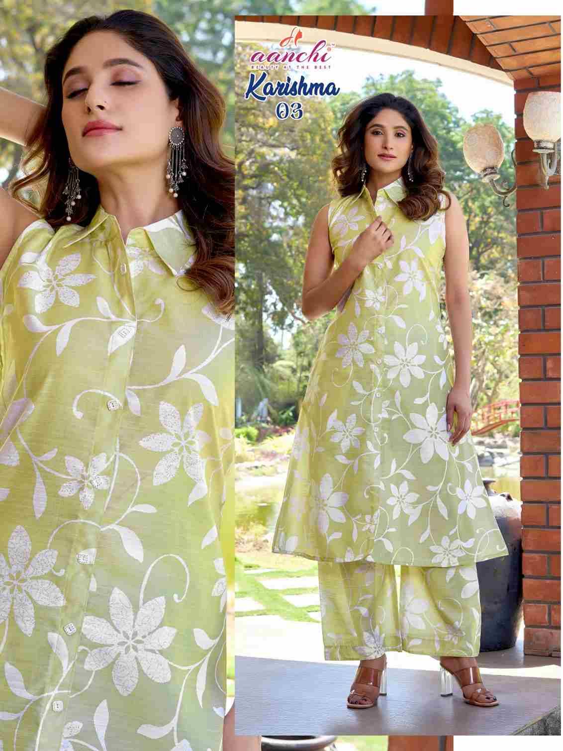 Karishma By Aanchi 01 To 06 Series Designer Stylish Fancy Colorful Beautiful Party Wear & Ethnic Wear Collection Vatican Co-Ord At Wholesale Price