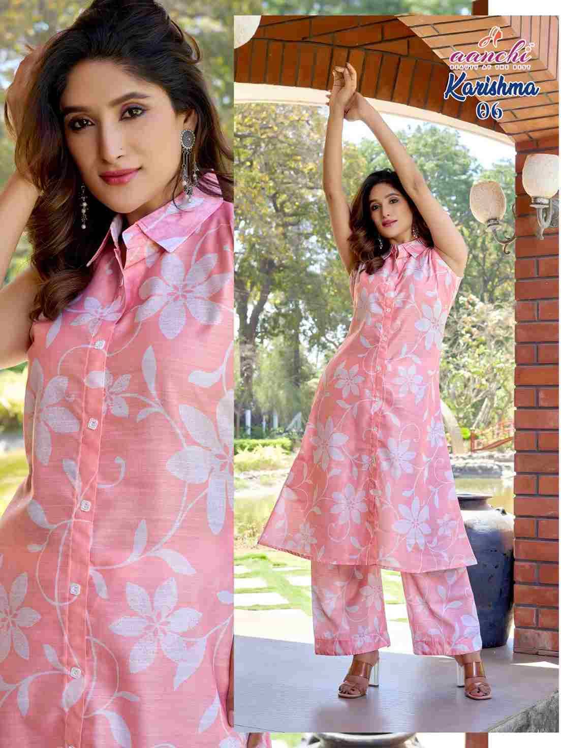 Karishma By Aanchi 01 To 06 Series Designer Stylish Fancy Colorful Beautiful Party Wear & Ethnic Wear Collection Vatican Co-Ord At Wholesale Price
