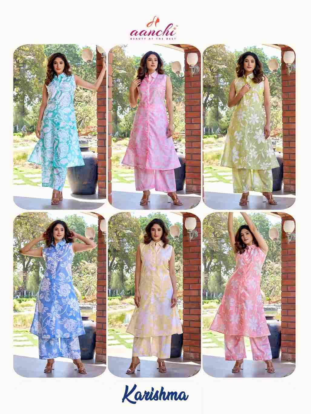 Karishma By Aanchi 01 To 06 Series Designer Stylish Fancy Colorful Beautiful Party Wear & Ethnic Wear Collection Vatican Co-Ord At Wholesale Price