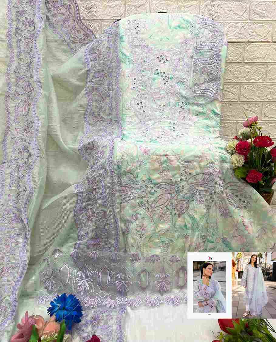 Rang Rasiya Lawn-25 Vol-3 By Deepsy Suits 1221 To 1225 Series Pakistani Stylish Beautiful Colourful Printed & Embroidered Party Wear & Occasional Wear Pure Cotton Dresses At Wholesale Price