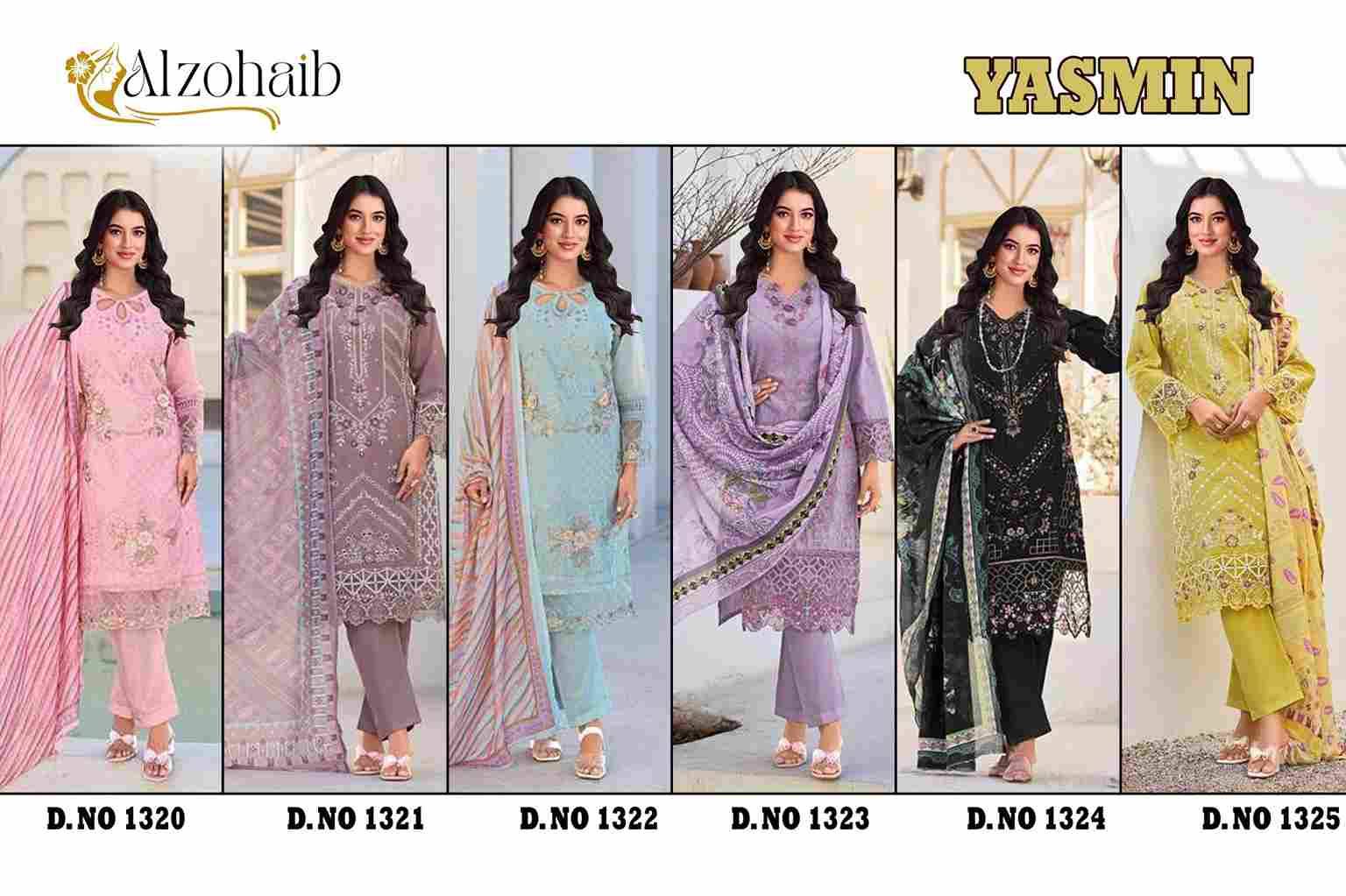 Yasmin By Alzohaib 1320 To 1325 Series Beautiful Pakistani Suits Stylish Fancy Colorful Party Wear & Occasional Wear Pure Cotton Print Dresses At Wholesale Price