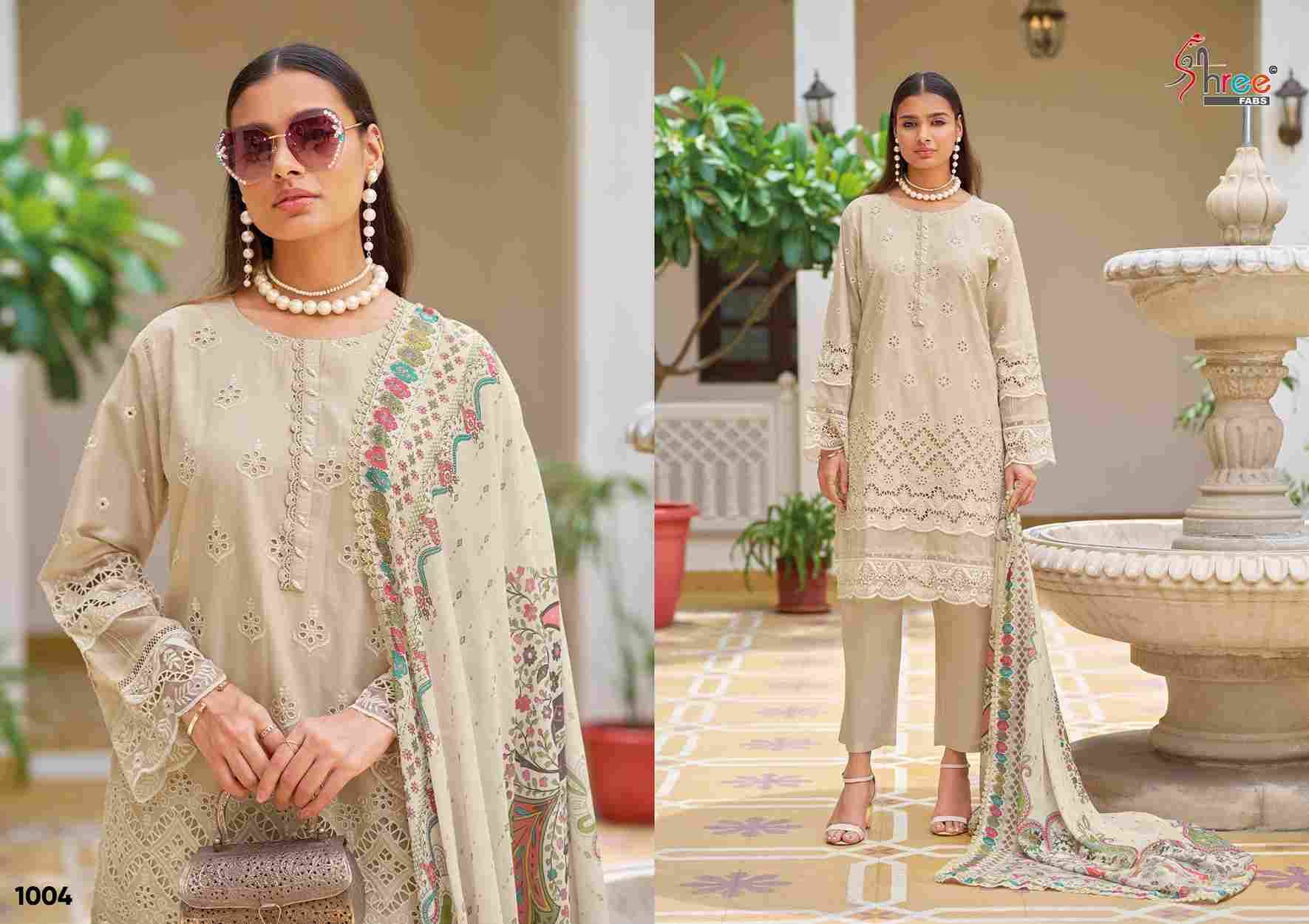 Ombre Chikankari Readymade Collection By Shree Fabs 1001 To 1004 Series Beautiful Pakistani Suits Colorful Stylish Fancy Casual Wear & Ethnic Wear Cambric Lawn Cotton Embroidered Dresses At Wholesale Price