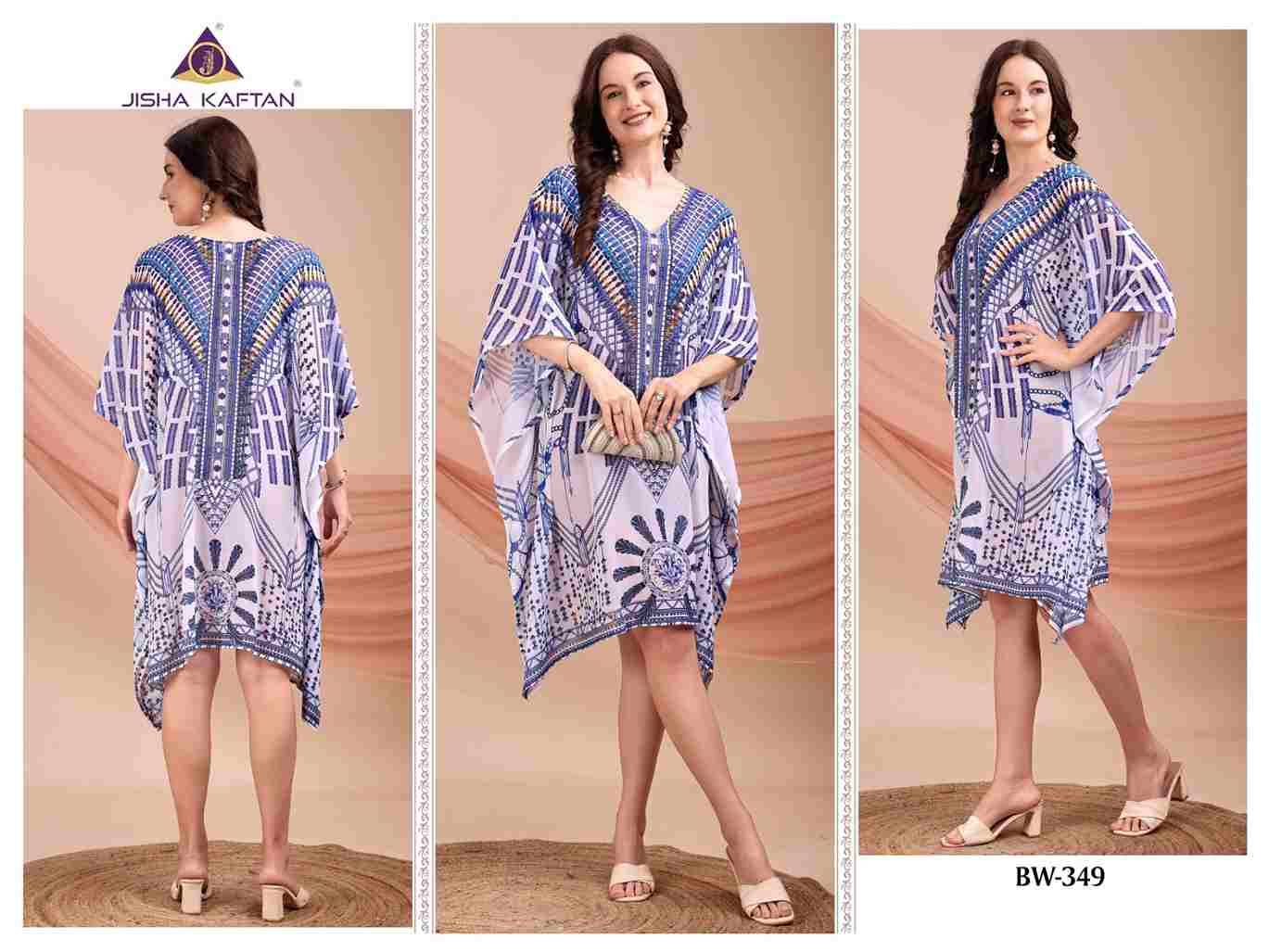 Beach Wear Kaftan Vol-7 By Jelite 349 To 356 Series Designer Stylish Fancy Colorful Beautiful Party Wear & Ethnic Wear Collection Weightless Georgette Kaftan At Wholesale Price