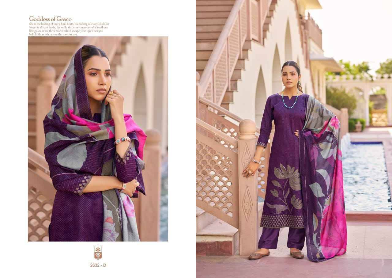 Saanjh By Sargam Prints 2632-A To 2632-D Series Beautiful Festive Suits Stylish Fancy Colorful Casual Wear & Ethnic Wear Pure Jam Print Dresses At Wholesale Price