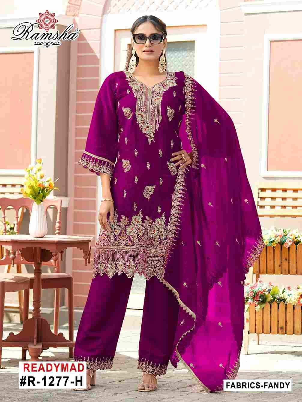 Ramsha 1277 Colours Vol-2 By Ramsha 1277-E To 1277-H Series Beautiful Pakistani Suits Colorful Stylish Fancy Casual Wear & Ethnic Wear Fandy Dresses At Wholesale Price