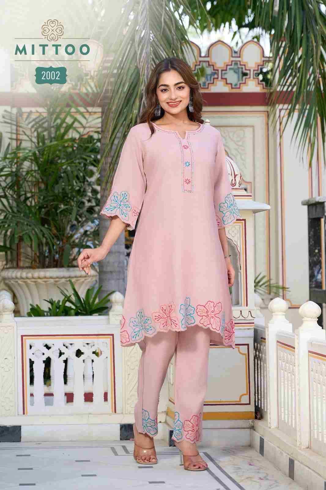 Krivaa By Mittoo 2001 To 2006 Series Designer Stylish Fancy Colorful Beautiful Party Wear & Ethnic Wear Collection Viscose Kurtis With Bottom At Wholesale Price