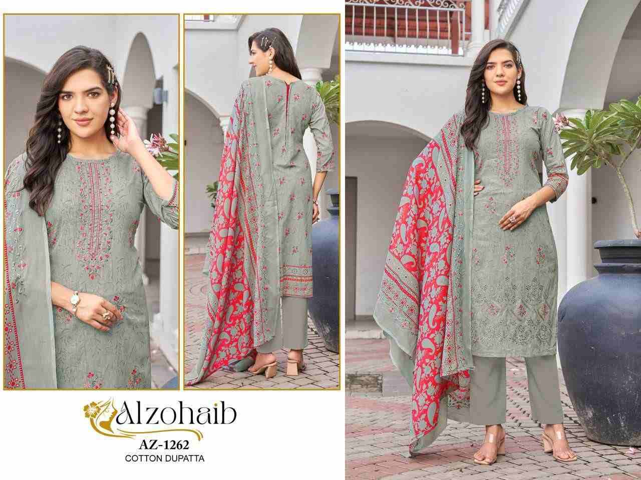 Mahima By Alzohaib 1262 To 1267 Series Beautiful Pakistani Suits Stylish Fancy Colorful Party Wear & Occasional Wear Pure Cotton Print Dresses At Wholesale Price