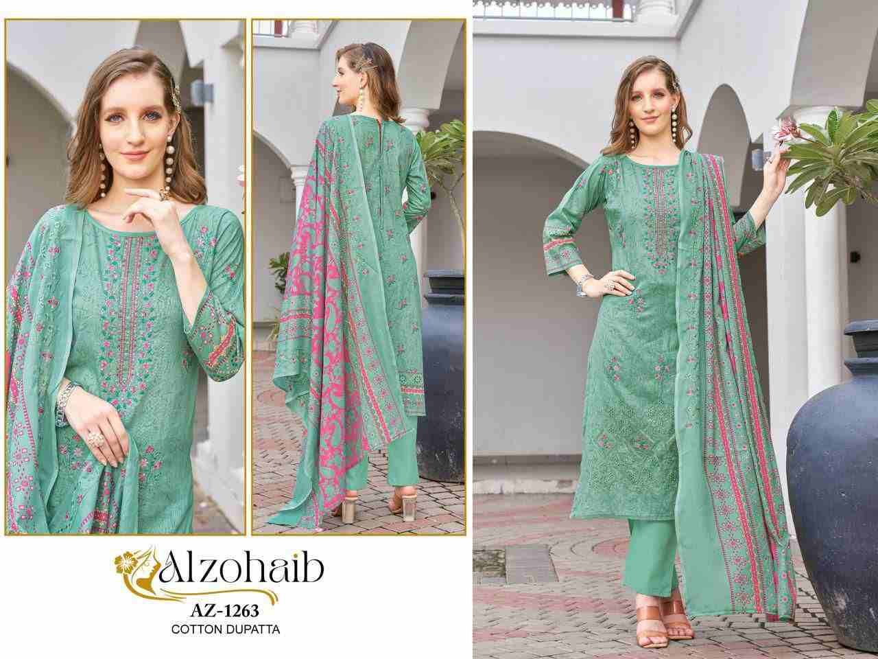 Mahima By Alzohaib 1262 To 1267 Series Beautiful Pakistani Suits Stylish Fancy Colorful Party Wear & Occasional Wear Pure Cotton Print Dresses At Wholesale Price