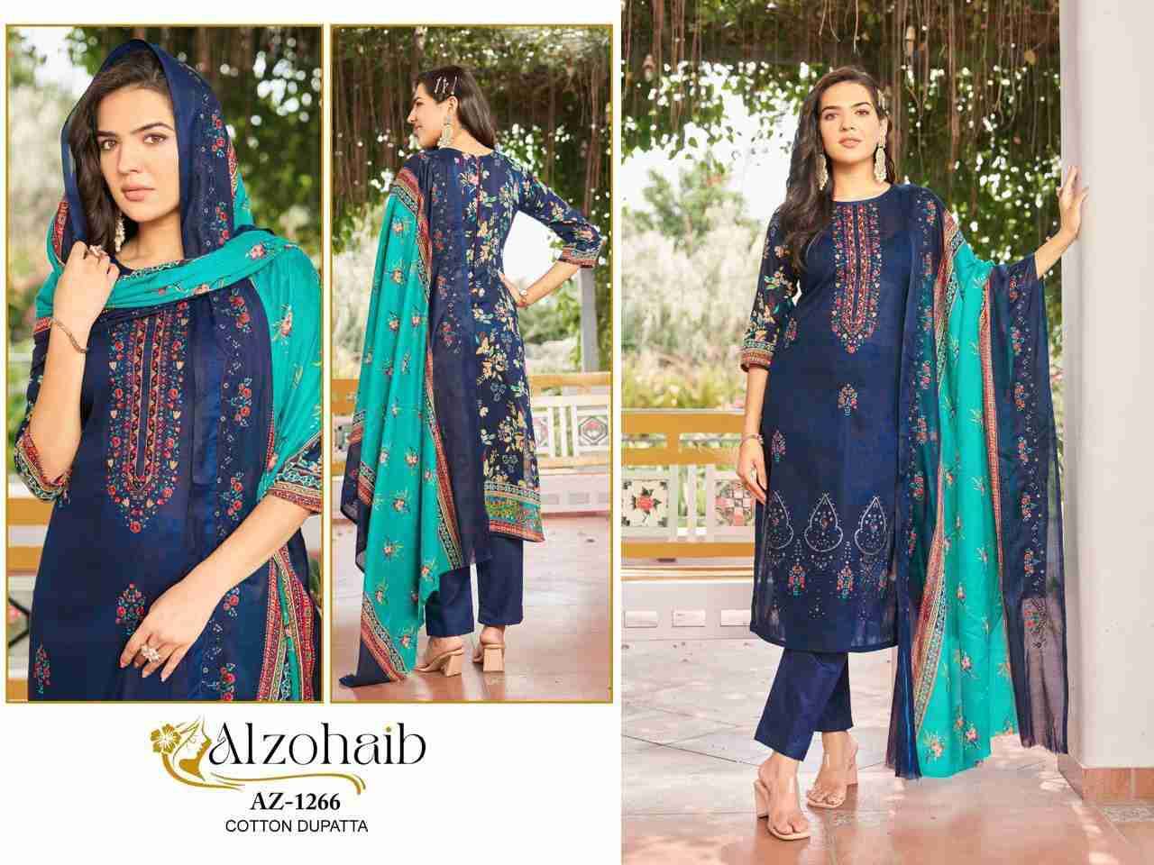 Mahima By Alzohaib 1262 To 1267 Series Beautiful Pakistani Suits Stylish Fancy Colorful Party Wear & Occasional Wear Pure Cotton Print Dresses At Wholesale Price