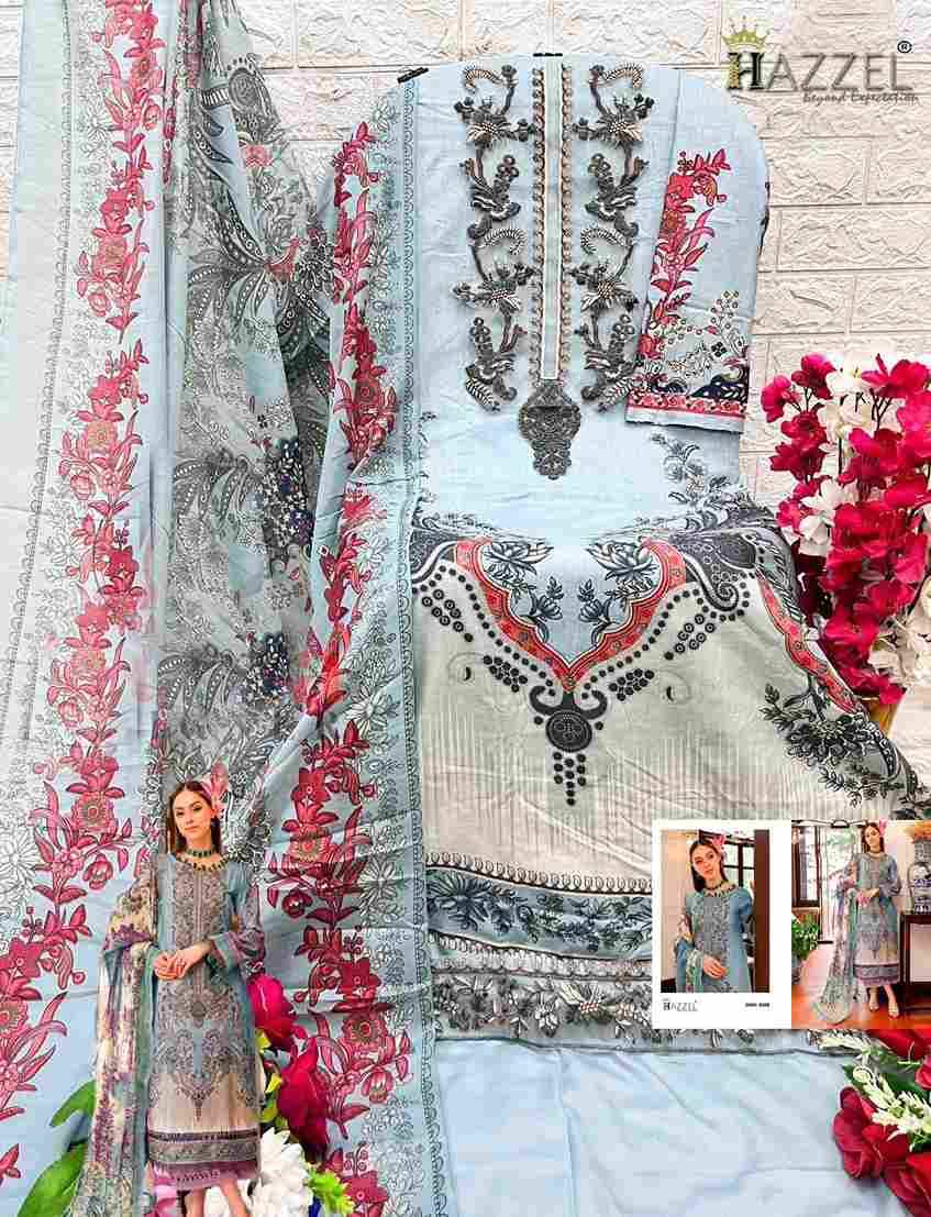 Hazzel Hit Design 0308 By Hazzel Beautiful Pakistani Suits Stylish Fancy Colorful Party Wear & Occasional Wear Pure Cotton Embroidery Dresses At Wholesale Price