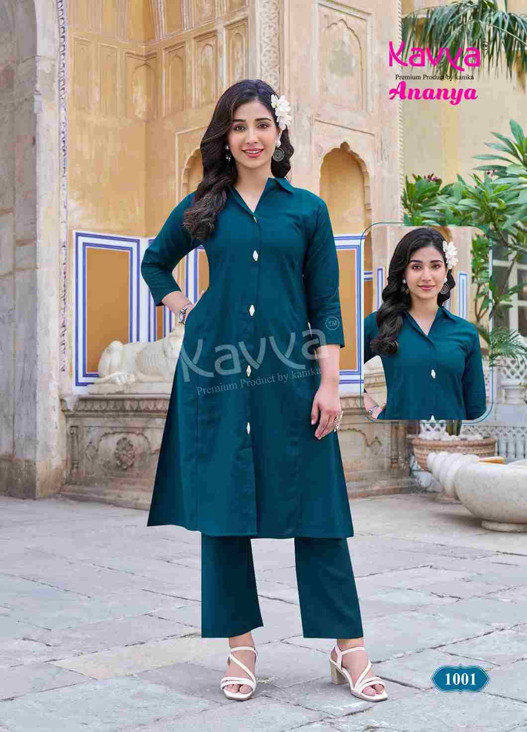 Ananya By Kavya 1001 To 1010 Series Designer Stylish Fancy Colorful Beautiful Party Wear & Ethnic Wear Collection Premium Vatican Co-Ord At Wholesale Price