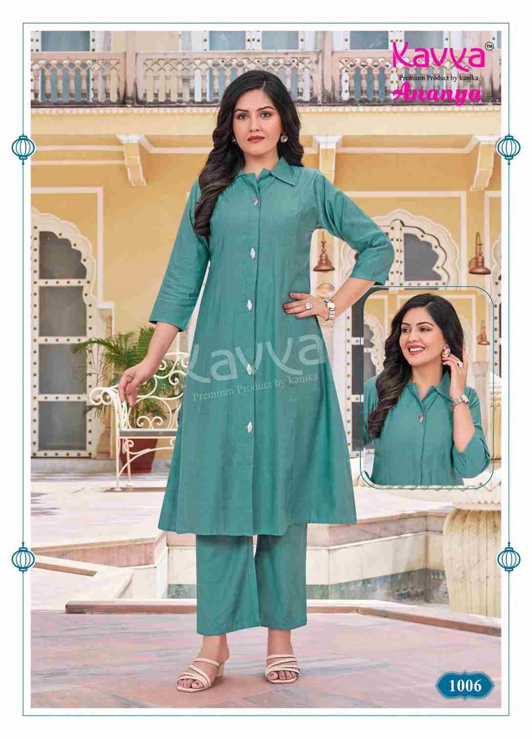 Ananya By Kavya 1001 To 1010 Series Designer Stylish Fancy Colorful Beautiful Party Wear & Ethnic Wear Collection Premium Vatican Co-Ord At Wholesale Price