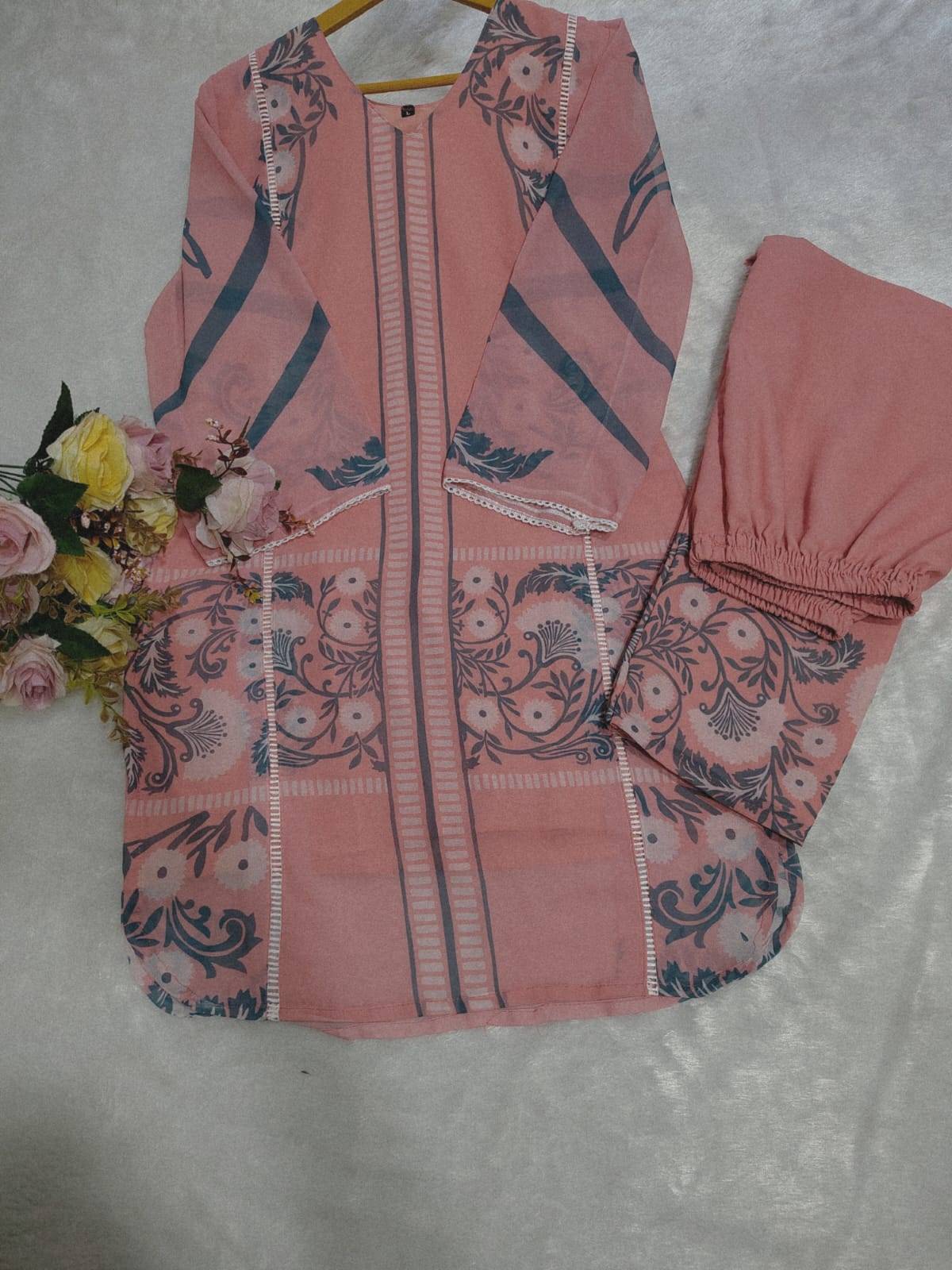Kl-32 By Fashid Wholesale Beautiful Suits Colorful Stylish Fancy Casual Wear & Ethnic Wear Faux Georgette Dresses At Wholesale Price