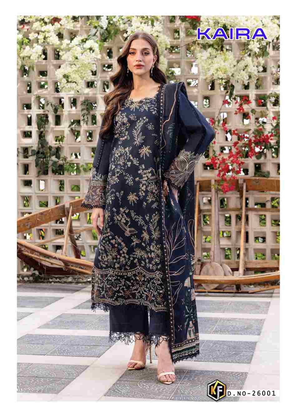 Kaira Vol-26 By Keval Fab 26001 To 26006 Series Beautiful Festive Suits Colorful Stylish Fancy Casual Wear & Ethnic Wear Pure Lawn Cotton Print Dresses At Wholesale Price