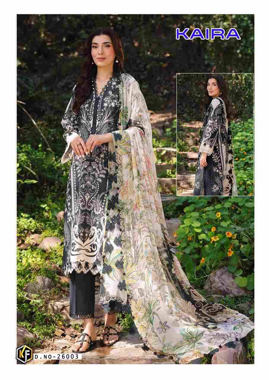 Kaira Vol-26 By Keval Fab 26001 To 26006 Series Beautiful Festive Suits Colorful Stylish Fancy Casual Wear & Ethnic Wear Pure Lawn Cotton Print Dresses At Wholesale Price