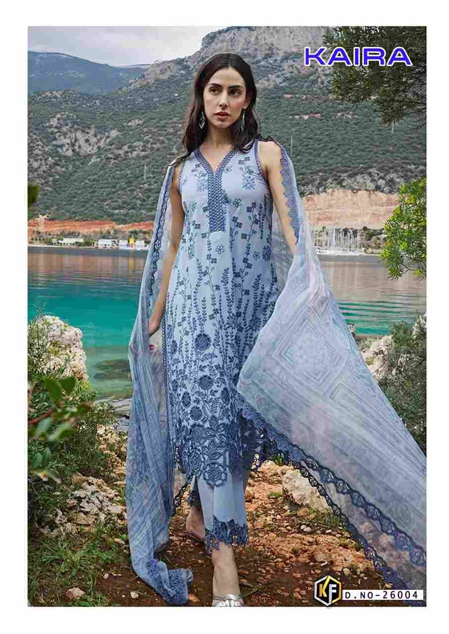 Kaira Vol-26 By Keval Fab 26001 To 26006 Series Beautiful Festive Suits Colorful Stylish Fancy Casual Wear & Ethnic Wear Pure Lawn Cotton Print Dresses At Wholesale Price