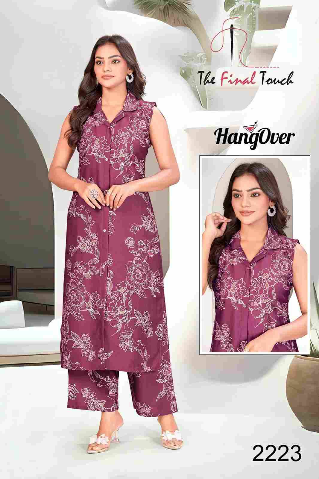 Hangover By The Final Touch 2220 To 2239 Series Designer Stylish Fancy Colorful Beautiful Party Wear & Ethnic Wear Collection Vatican Print Co-Ord At Wholesale Price