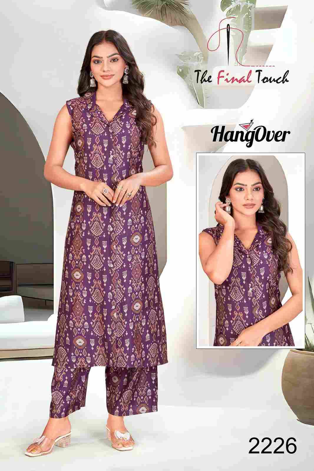 Hangover By The Final Touch 2220 To 2239 Series Designer Stylish Fancy Colorful Beautiful Party Wear & Ethnic Wear Collection Vatican Print Co-Ord At Wholesale Price