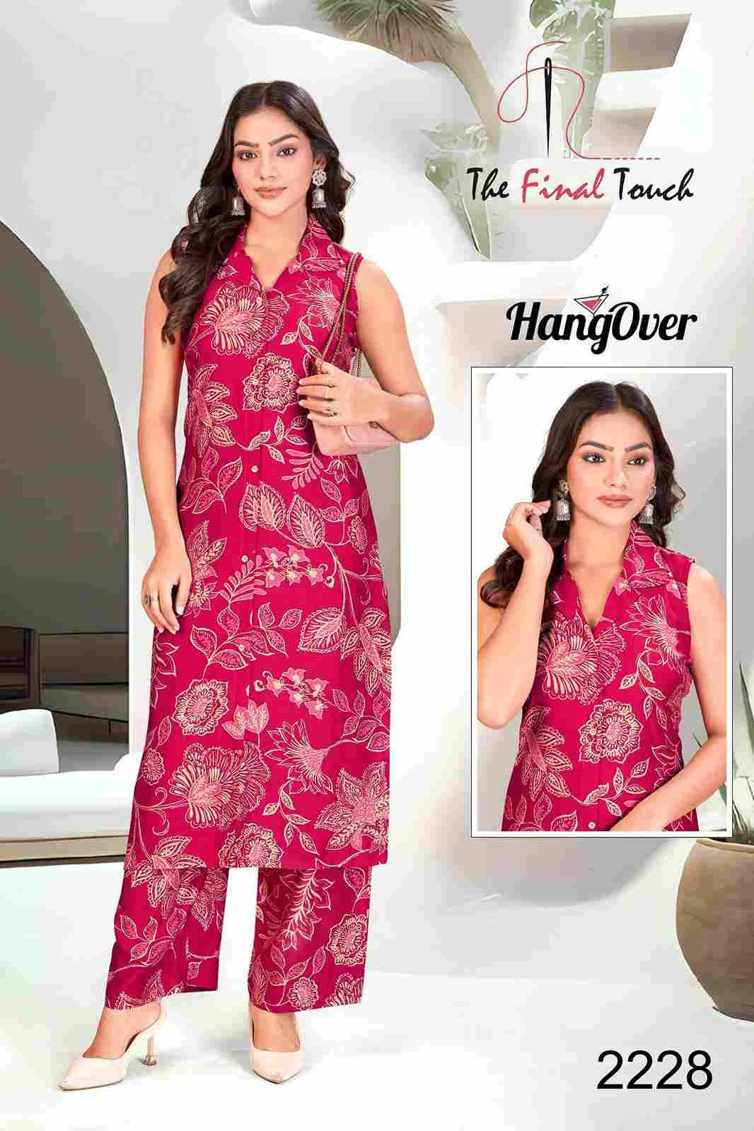 Hangover By The Final Touch 2220 To 2239 Series Designer Stylish Fancy Colorful Beautiful Party Wear & Ethnic Wear Collection Vatican Print Co-Ord At Wholesale Price