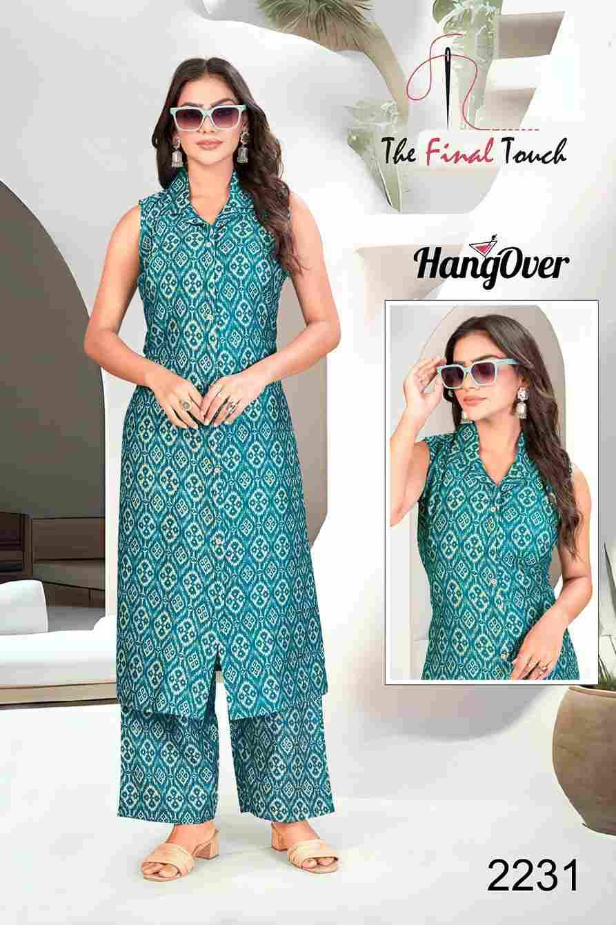 Hangover By The Final Touch 2220 To 2239 Series Designer Stylish Fancy Colorful Beautiful Party Wear & Ethnic Wear Collection Vatican Print Co-Ord At Wholesale Price