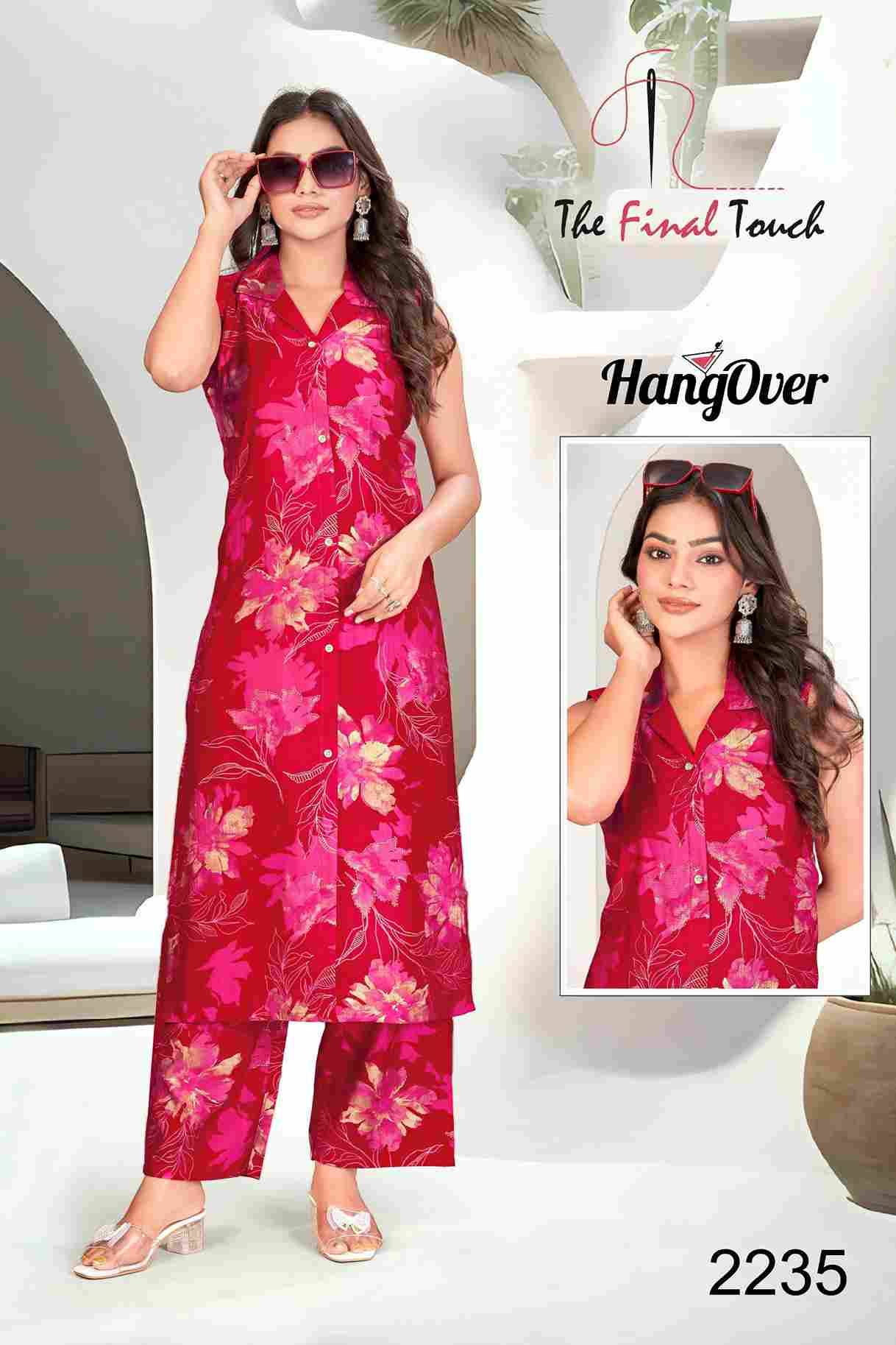 Hangover By The Final Touch 2220 To 2239 Series Designer Stylish Fancy Colorful Beautiful Party Wear & Ethnic Wear Collection Vatican Print Co-Ord At Wholesale Price