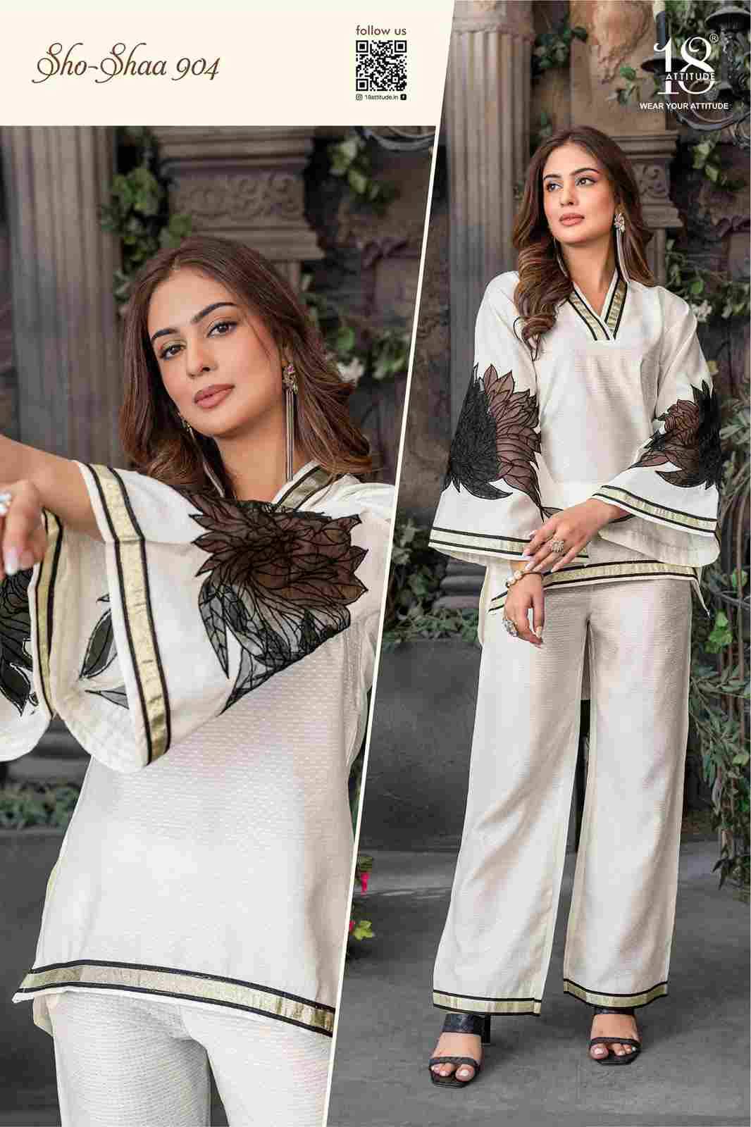 Sho-Shaa Vol-9 By 18 Attitude 01 To 05 Series Designer Stylish Fancy Colorful Beautiful Party Wear & Ethnic Wear Collection Roma Jacquard Co-Ords At Wholesale Price