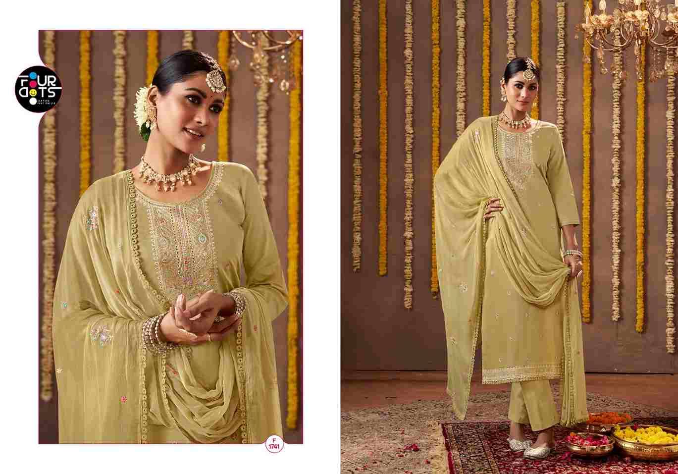 Madhur By Four Dots 1741 To 1744 Series Designer Stylish Fancy Colorful Beautiful Party Wear & Ethnic Wear Collection Jam Cotton Dresses At Wholesale Price