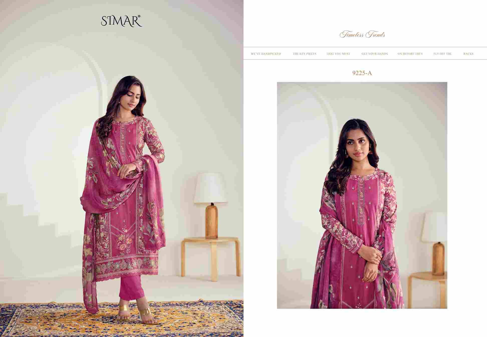 Medha By Simar 9225-A To 9225-D Series Designer Festive Suits Beautiful Stylish Fancy Colorful Party Wear & Occasional Wear Modal Muslin Dresses At Wholesale Price