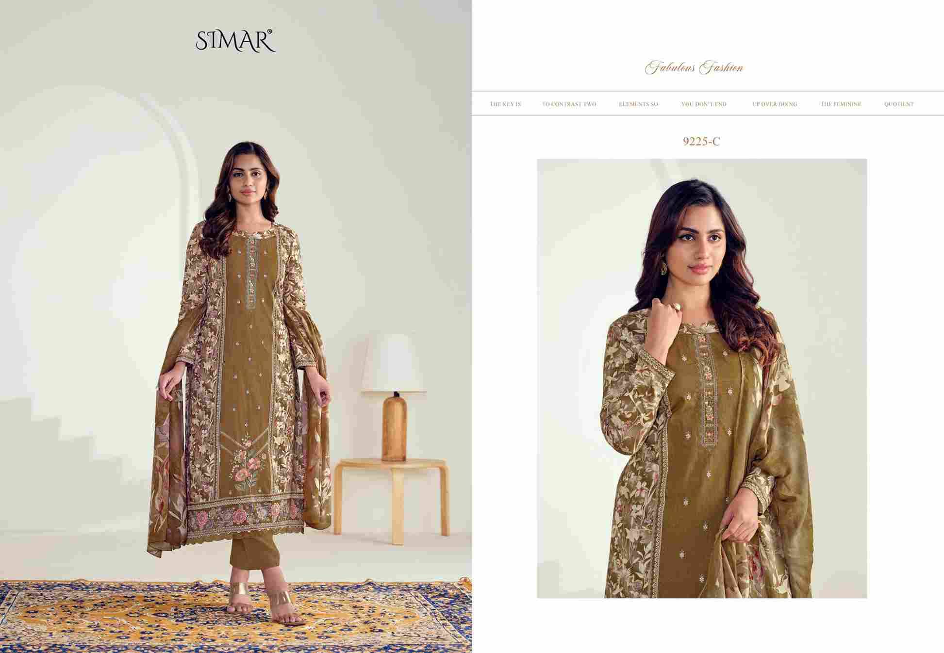 Medha By Simar 9225-A To 9225-D Series Designer Festive Suits Beautiful Stylish Fancy Colorful Party Wear & Occasional Wear Modal Muslin Dresses At Wholesale Price