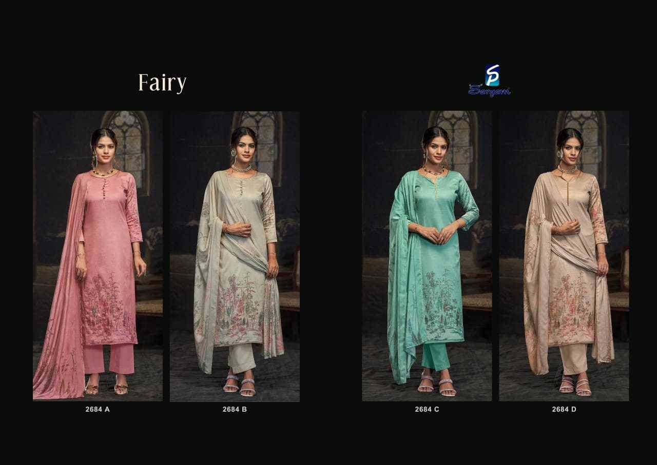 Fairy By Sargam Prints 2684-A To 2684-D Series Beautiful Festive Suits Stylish Fancy Colorful Casual Wear & Ethnic Wear Pure Jam Print Dresses At Wholesale Price