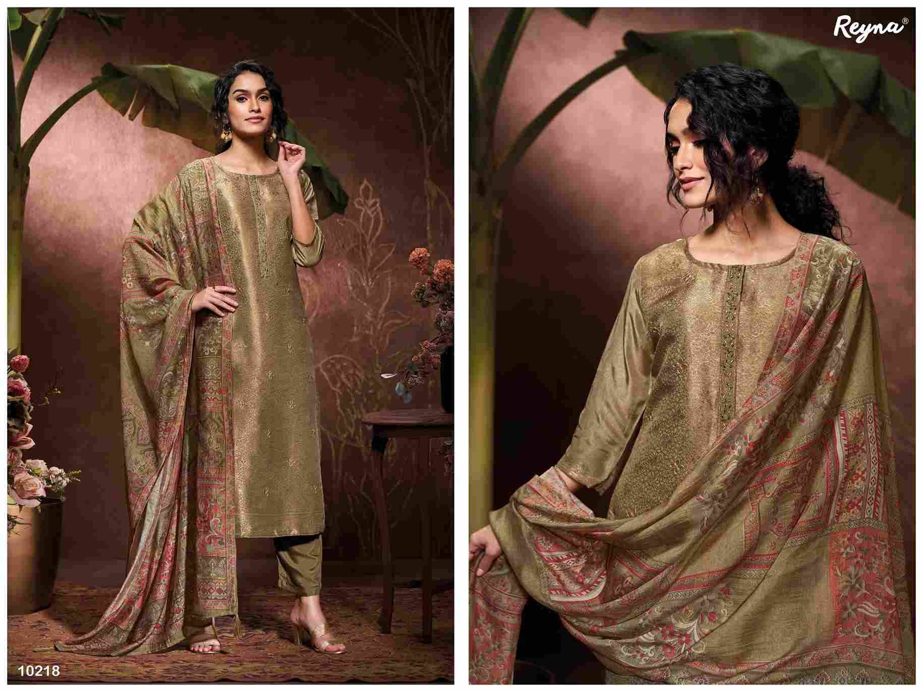 Laxmi By Reyna 10217 To 10220 Series Designer Stylish Fancy Colorful Beautiful Party Wear & Ethnic Wear Collection Bemberg Jacquard Silk Tops At Wholesale Price