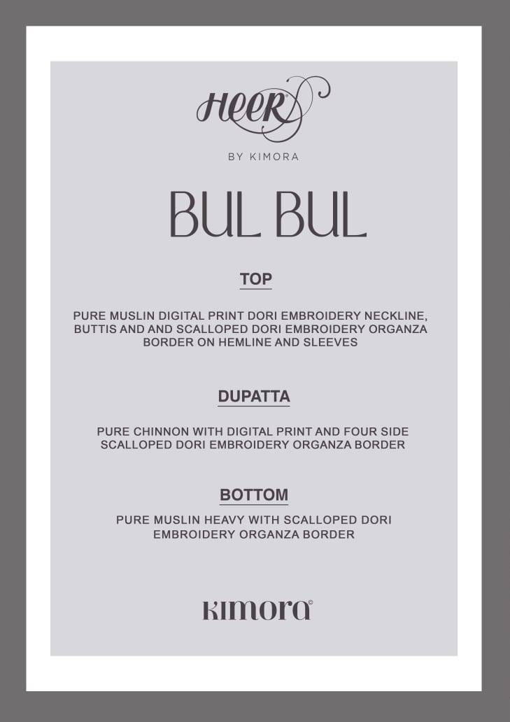 Bul Bul By Kimora Fashion 9711 To 9716 Series Designer Festive Suits Collection Beautiful Stylish Fancy Colorful Party Wear & Occasional Wear Pure Muslin Dresses At Wholesale Price