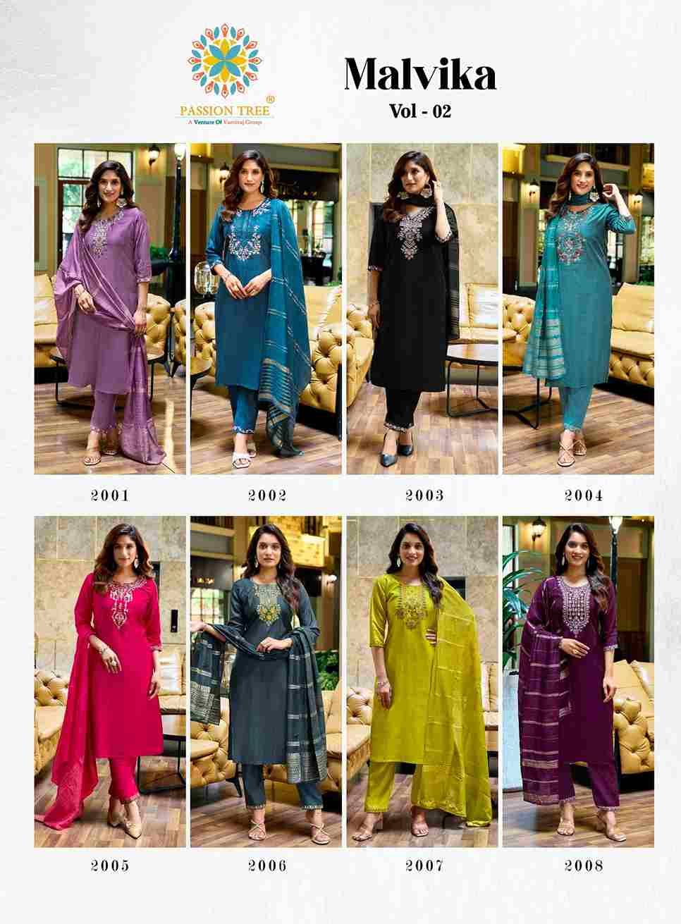 Malvika Vol-1 By Passion Tree 2001 To 2008 Series Beautiful Festive Suits Colorful Stylish Fancy Casual Wear & Ethnic Wear Vatican Dresses At Wholesale Price