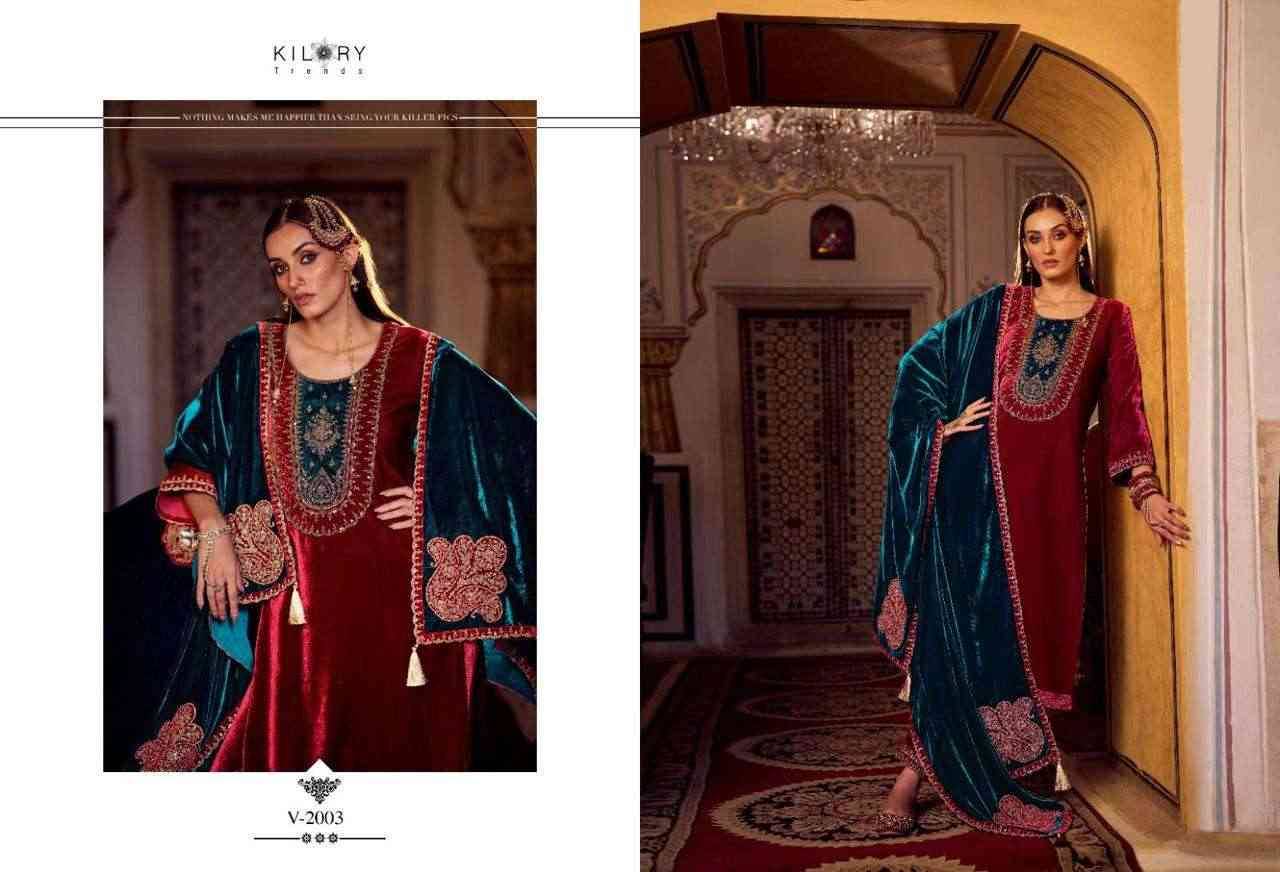 Jashn-E-Mehfil By Kilory 2001 To 2006 Series Beautiful Festive Suits Colorful Stylish Fancy Casual Wear & Ethnic Wear Premium Velvet Dresses At Wholesale Price
