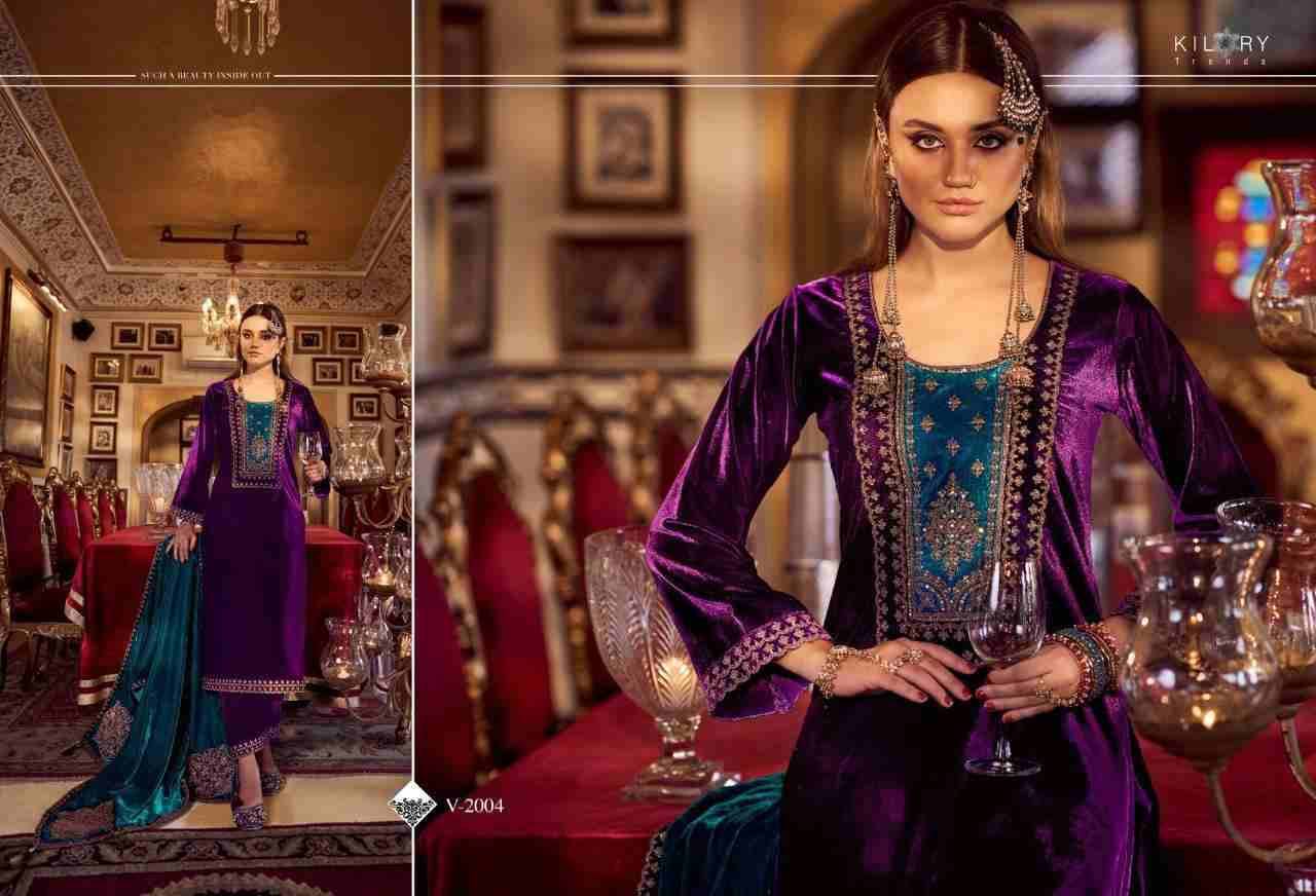 Jashn-E-Mehfil By Kilory 2001 To 2006 Series Beautiful Festive Suits Colorful Stylish Fancy Casual Wear & Ethnic Wear Premium Velvet Dresses At Wholesale Price
