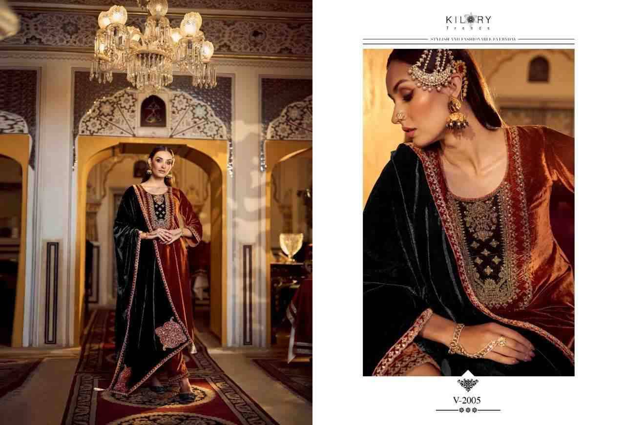 Jashn-E-Mehfil By Kilory 2001 To 2006 Series Beautiful Festive Suits Colorful Stylish Fancy Casual Wear & Ethnic Wear Premium Velvet Dresses At Wholesale Price