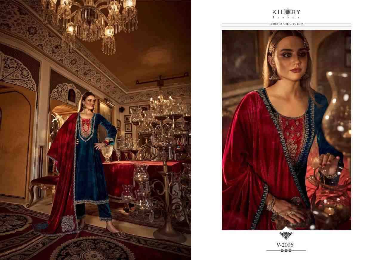 Jashn-E-Mehfil By Kilory 2001 To 2006 Series Beautiful Festive Suits Colorful Stylish Fancy Casual Wear & Ethnic Wear Premium Velvet Dresses At Wholesale Price