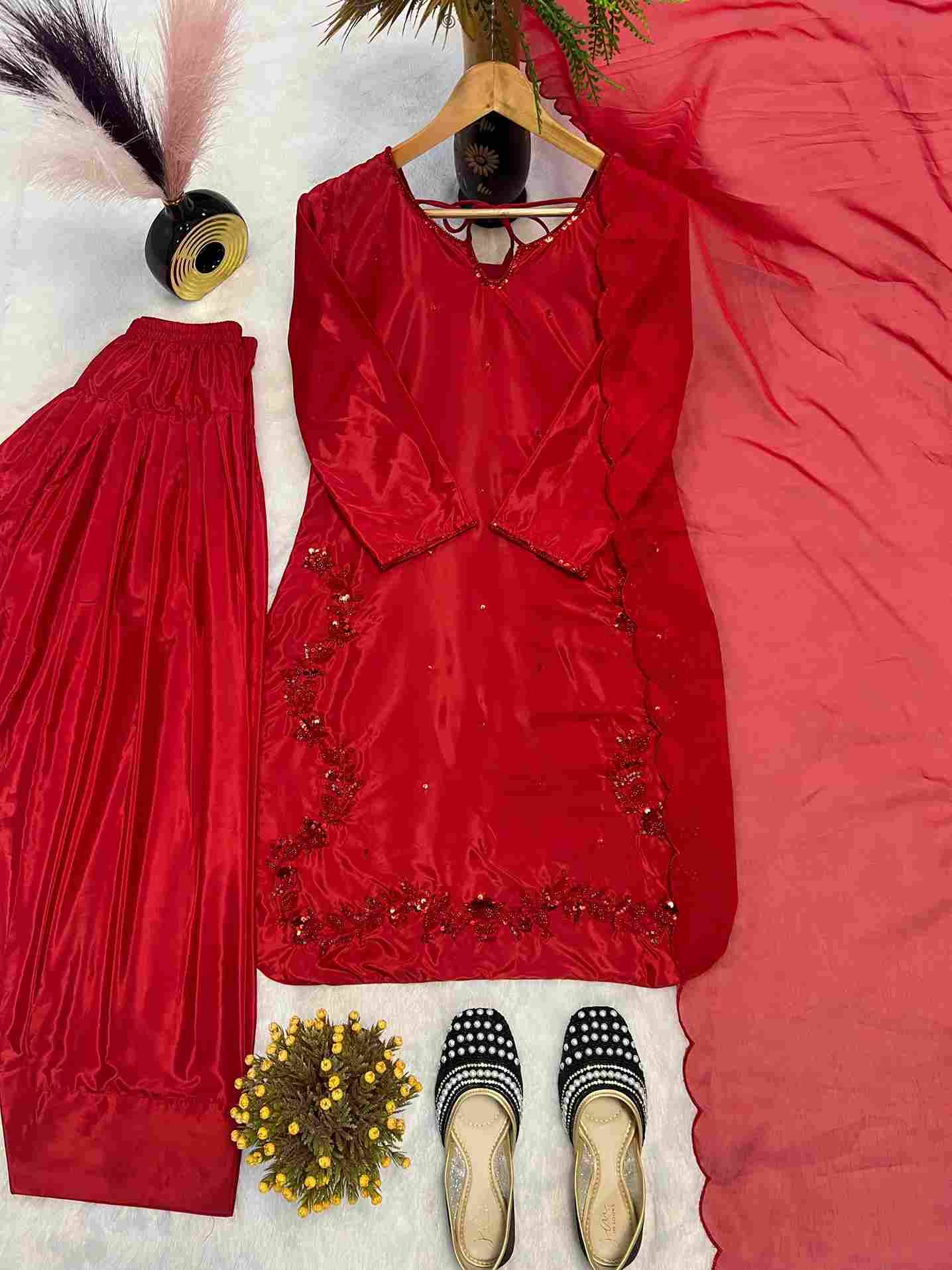 Sf-1043 By Fashid Wholesale 01 To 03 Series Beautiful Suits Colorful Stylish Fancy Casual Wear & Ethnic Wear Heavy Natural Crepe Silk Dresses At Wholesale Price