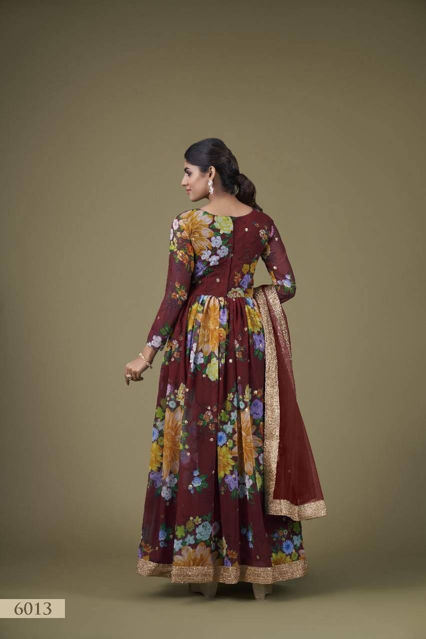 Floral Vol-1 By Fashid Wholesale Series Beautiful Festive Suits Colorful Stylish Fancy Casual Wear & Ethnic Wear Faux Georgette Dresses At Wholesale Price