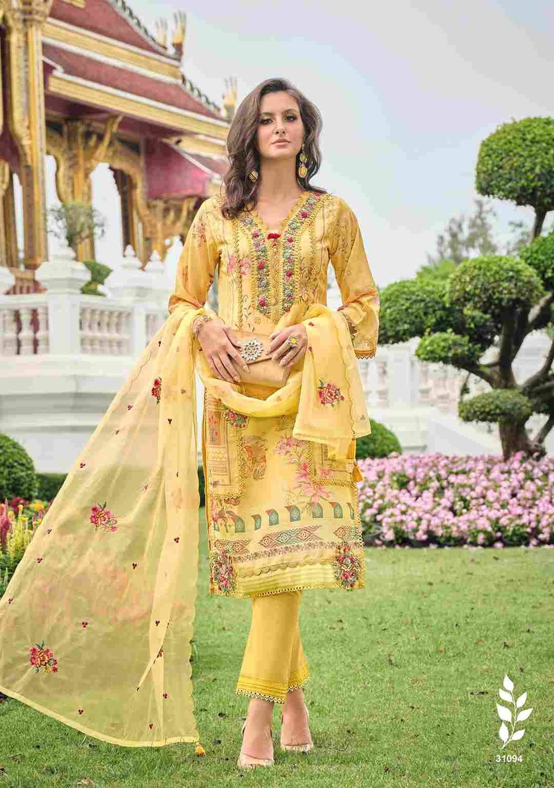 Kainat By Lady Leela 31091 To 31096 Series Beautiful Festive Suits Colorful Stylish Fancy Casual Wear & Ethnic Wear Pure Muslin With Work Dresses At Wholesale Price