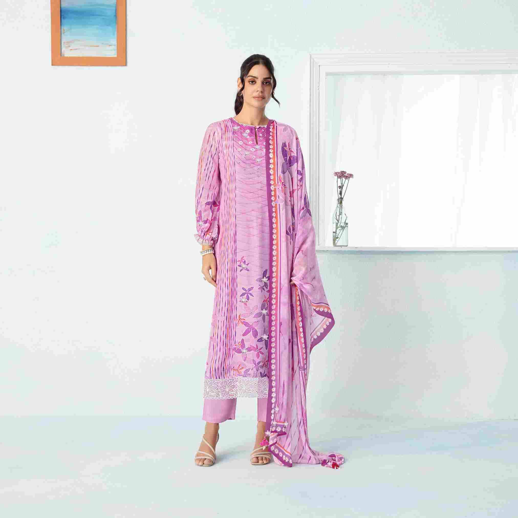 Ocean By Sohni 311 To 314 Series Beautiful Suits Colorful Stylish Fancy Casual Wear & Ethnic Wear Pure Muslin Dresses At Wholesale Price