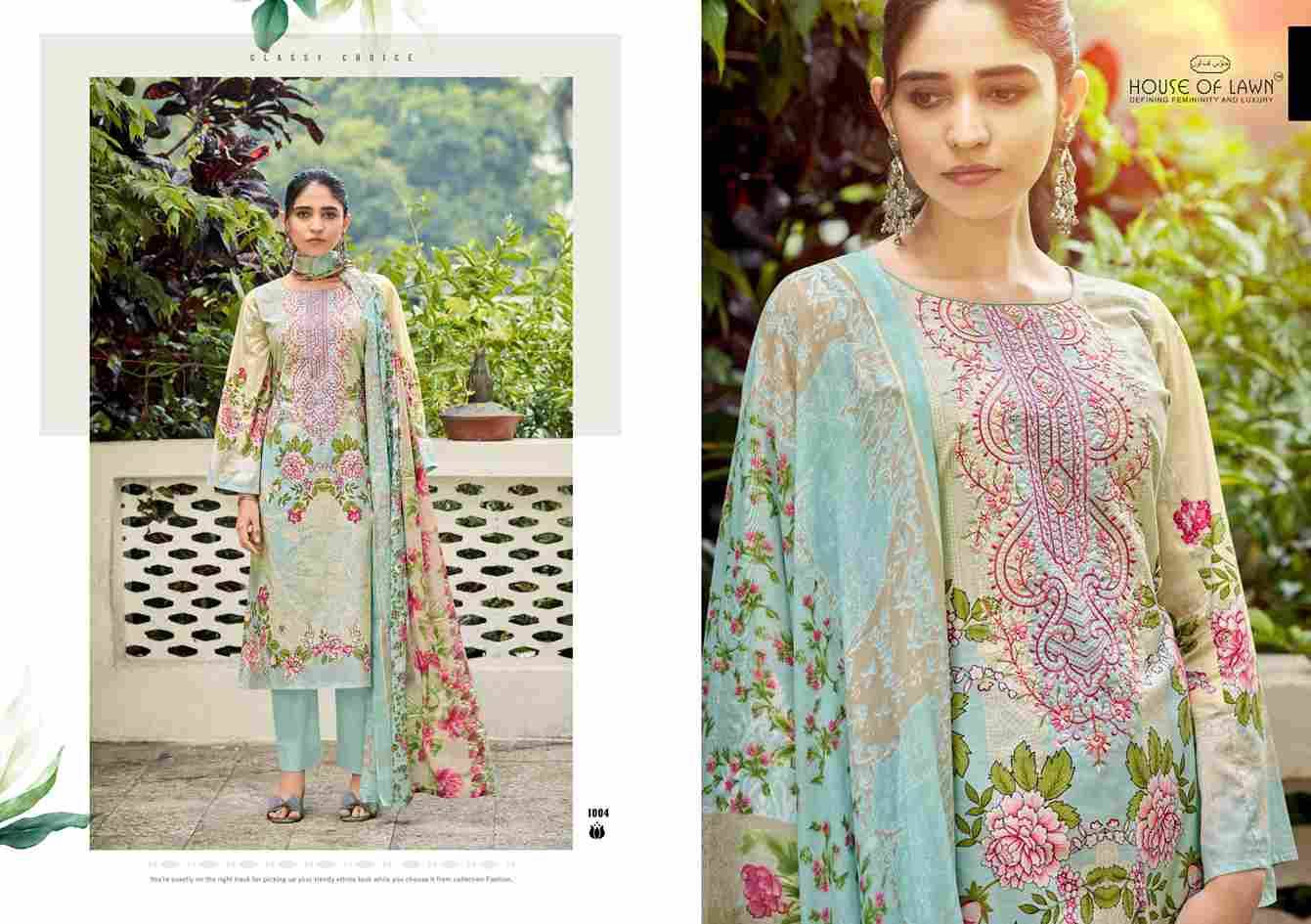 Malhar By House Of Lawn 1001 To 1006 Series Beautiful Festive Suits Stylish Fancy Colorful Casual Wear & Ethnic Wear Pure Cotton Print Dresses At Wholesale Price