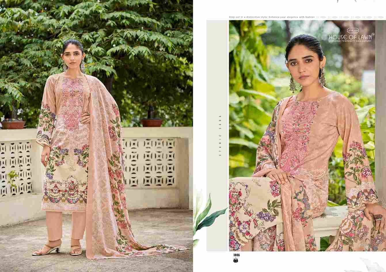 Malhar By House Of Lawn 1001 To 1006 Series Beautiful Festive Suits Stylish Fancy Colorful Casual Wear & Ethnic Wear Pure Cotton Print Dresses At Wholesale Price