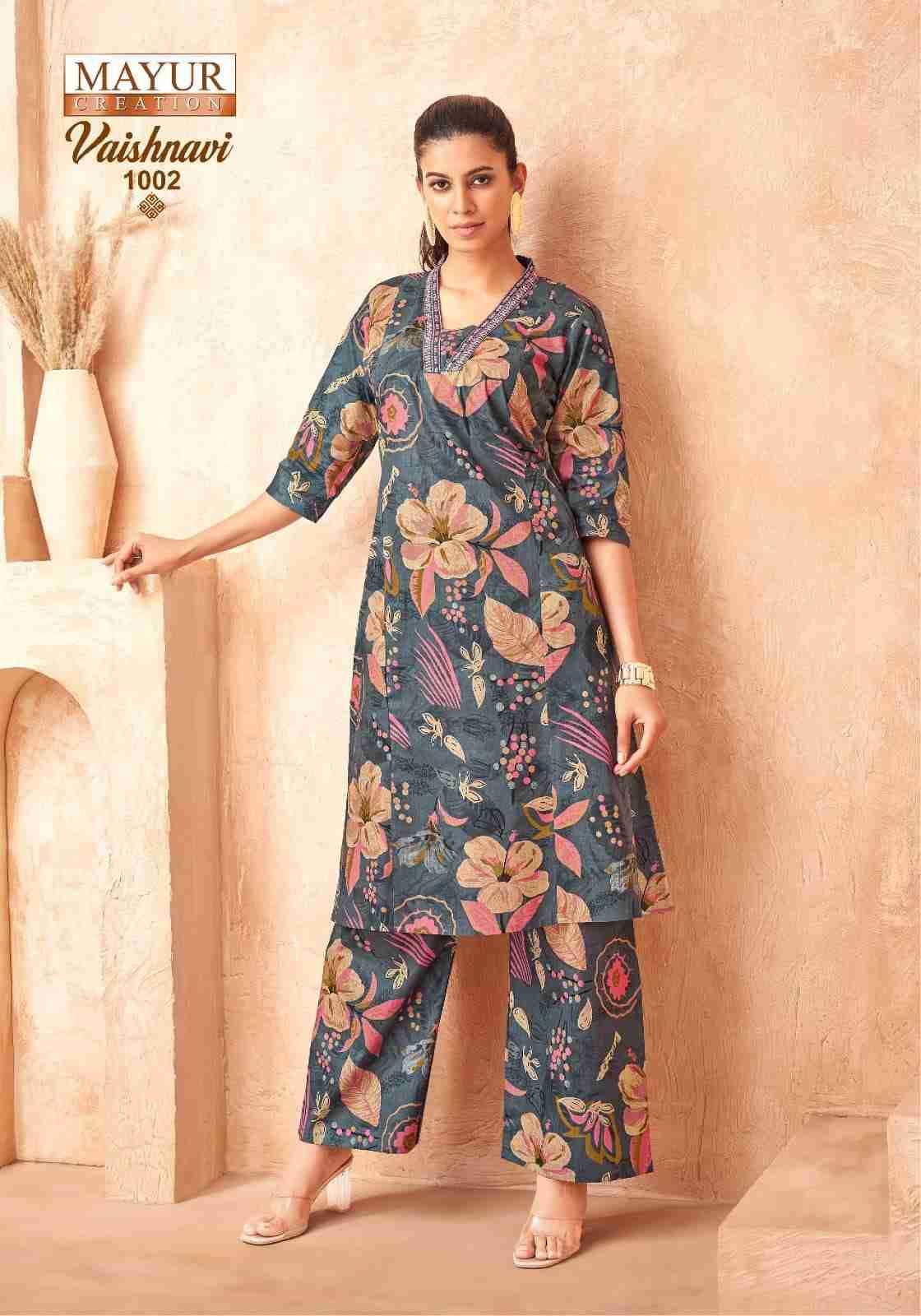 Vaishnavi Vol-1 By Mayur Creation 1001 To 1008 Series Designer Stylish Fancy Colorful Beautiful Party Wear & Ethnic Wear Collection Heavy Cotton Co-Ords At Wholesale Price