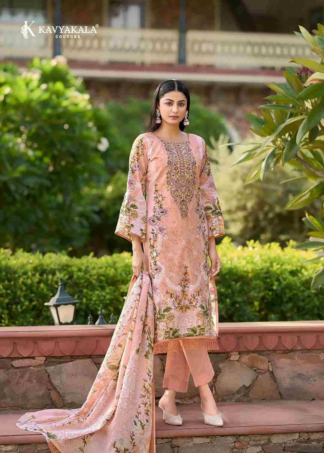 Rihaana Vol-12 By Kavyakala 1001 To 1008 Series Beautiful Festive Suits Stylish Fancy Colorful Casual Wear & Ethnic Wear Pure Cambric Print Dresses At Wholesale Price
