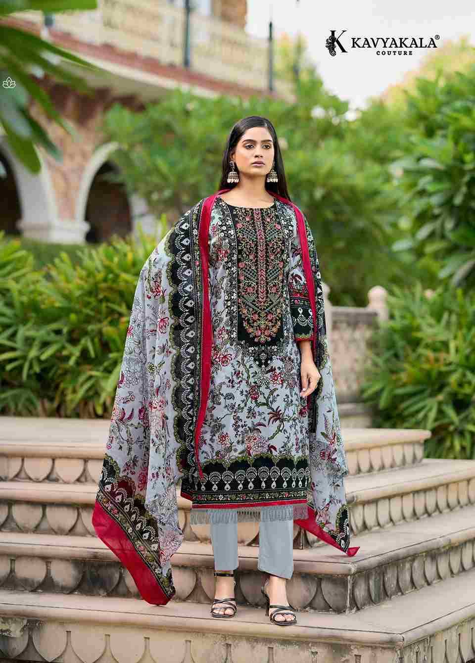 Rihaana Vol-12 By Kavyakala 1001 To 1008 Series Beautiful Festive Suits Stylish Fancy Colorful Casual Wear & Ethnic Wear Pure Cambric Print Dresses At Wholesale Price
