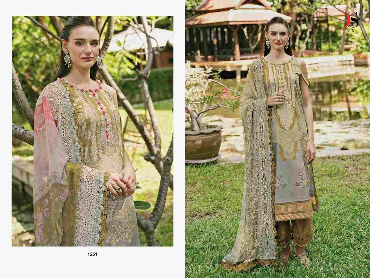Jade Needle Wonder-2025 Vol-3 By Deepsy Suits 1251 To 1258 Series Pakistani Stylish Beautiful Colourful Printed & Embroidered Party Wear & Occasional Wear Pure Cotton Dresses At Wholesale Price